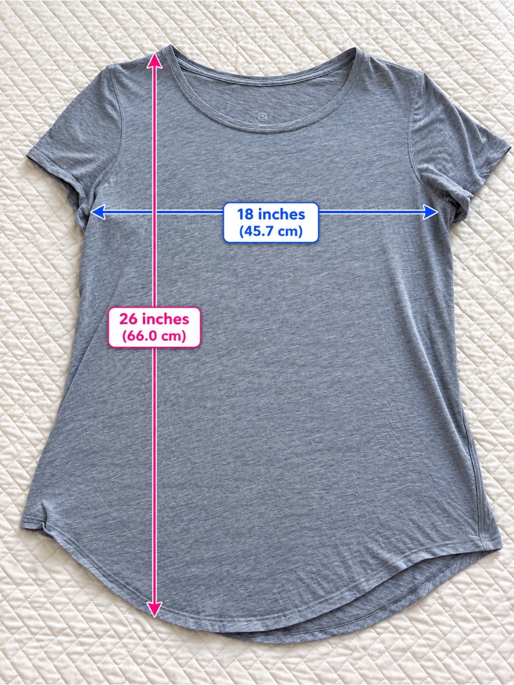 Lululemon Swiftly Tech Gray Heather Short Sleeve Shirt Size 4-6